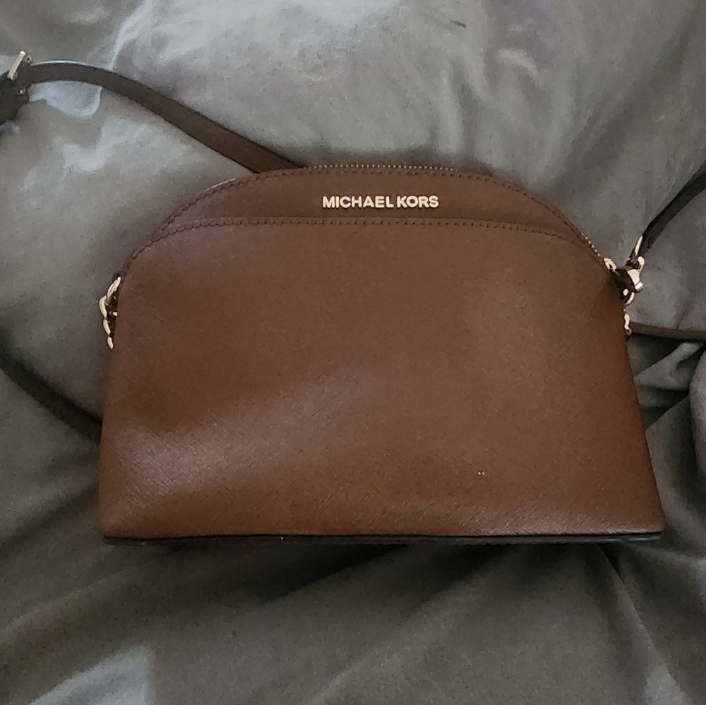 Michael Kors brown crossbody purse